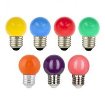  ECOPACK 7PCS LED G45 E27 MULTI 