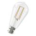  LED FIL ST64 B22D DIM 3.5W CL 