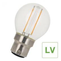  LED FIL G45 B22D 12V-24V 2W 27 