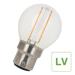  LED FIL G45 B22D 12V-24V 2W 27 