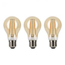  ECOPACK 3 X LED FIL E27 8W OR 