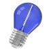  LED G45 E27 240V 1W BLEU TRANS 