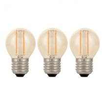  ECOPACK 3 X LED FIL G45 E27 1W 