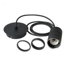  SUSPENSION RETRO 1X2M E27 NOIR 