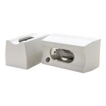  DOUILLE SET 2PCS S14S BLANCHES 