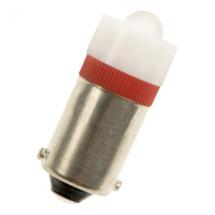  BA9S T10X24 S.LED ROUGE 6V AC/ 