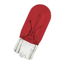 T10 WEDGE-BASE 24V 125MA ROUGE 