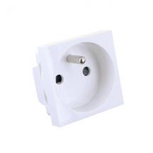  PRISE SIMPLE 2P+T ENCASTRABLE 
