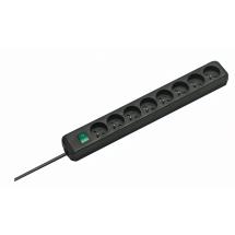  ECO-LINE - SOCLE 8 PRISES NOIR 