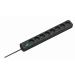  ECO-LINE - SOCLE 8 PRISES NOIR 