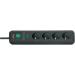  ECO-LINE - SOCLE 4 PRISES NOIR 