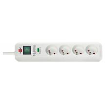  ECO-LINE - SOCLE 4 PRISES BLAN 