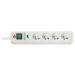  ECO-LINE - SOCLE 4 PRISES BLAN 