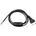 CABLE NOIR 1,5M H03VVH2-F 2x0, 