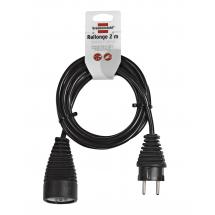  RALLONGE NOIRE 2M H05VV-F 3G1, 
