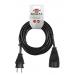  RALLONGE NOIRE 5M H05VV-F 3G1, 