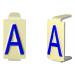  Caractre  6x11 lettre "A 