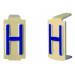  Caractre  6x11 lettre "H 