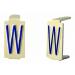  Caractre  6x11 lettre "W 