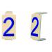  Caractre 6x11 chiffre "2 