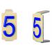  Caractre 6x11 chiffre "5 