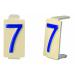  Caractre 6x11 chiffre "7 