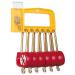  POIGNEE 6 CADENAS 70MM CLE 222 