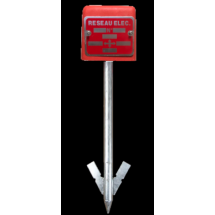  BORNE REPERAGE CUBE ROUGE 