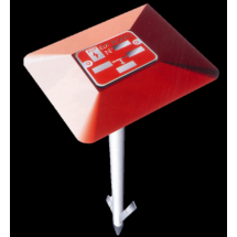  BORNE REPERAGE PLATE ROUGE 