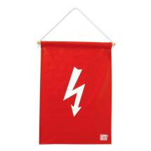   FANION ROUGE   DANGER DE MORT 