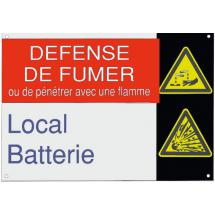   AFFICHE ALU.  LOCAL BATTERIE 