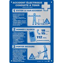  AFFICHE ALU "SOINS AUX ELECTRI 