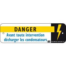  plaquette alu "avant toute int 