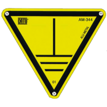  triangle alu "terre" 50mm 