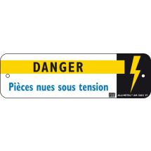  plaque alu "pieces nues sous t 