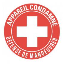  disque "appareil condamne" pou 