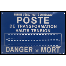  affiche alu pr10 enedis poste 