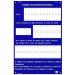  PLAQUE ALU  MISE HORS TENSION 