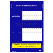  PLAQUE ALU  REMONTEE AERO SOUT 