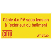  PLANCHE 24 ETIQ CABLE DC PV ET 