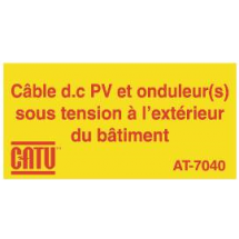  PLANCHE 24 ETIQ CABLE DC PV ET 