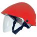     CASQUE ROUGE AVEC ECRAN FA 