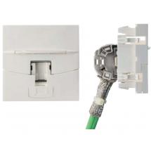  PRISE RJ45 C6A STP 2M 45X45 