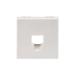  FACADE 45X45 1RJ45 LISSE 