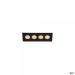  MILANDOS 4 noir LED 8W 2700K 