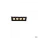  MILANDOS 4 noir LED 8W 3000K 