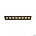  MILANDOS 8 noir LED 16W 2700K 