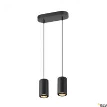  ASTO TUBE susp dble GU10 noir 