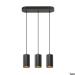  ASTO TUBE susp tple GU10 noir 