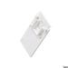  Embout rail profond 48V blanc 